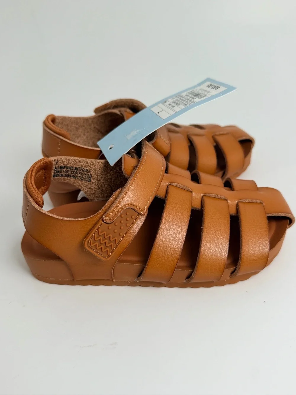 Cat & Jack Tan Fisherman-Style Kids Sandals